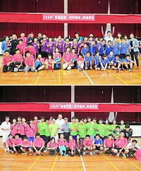 第10屆「躲避菸害、迎向健康」歡喜落幕,國小組由仁愛國小「仁者無敵」稱霸,國中組則由「中正國中」展現1打5好功夫封王;衛生局長謝春福頒獎給各得獎隊伍,感謝各校熱情捧場。(圖/文:曹重偉)