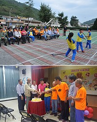 慶祝建校62週年,北竿坂里國小舉辦迷你校慶運動大會。(圖/文:陳鵬雄)
