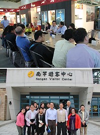 交通部參事黎瑞德一行21至22日前來馬祖進行離島建設案查訪工作,檢視離島建設基金補助計畫執行進度。(圖/文:吳嘉榮)