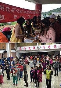 財政部北區國稅局馬祖服務處及莒光鄉公所聯合舉辦「租稅宣導暨趣味競賽活動」,寓教於樂,趣味性十足,引起鄉親哄堂大笑。(圖/文:宋幸儒)