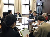 劉增應、張永江連袂拜會政務委員兼福建省主席張景森及多個交通業管單位,提出馬祖交通改善方案,希望各單位給予支持及協助。(圖:連江縣政府提供)