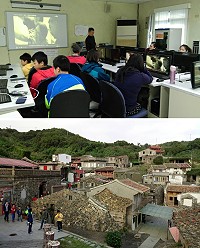 「社區攝影微旅行」影像課程,跟著導演學習攝影技巧記錄家鄉之美。(圖/文:宋幸儒、敬恆國中小)