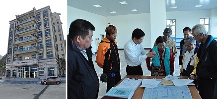 中華電信馬祖綜合大樓昨日在中華電信北區分公司監驗下完成驗收,順利的話明年上半年可正式啟用。(圖/文:馮紹夫)