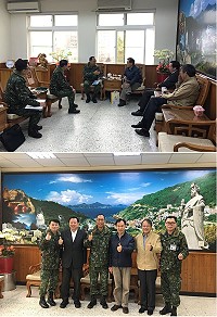 馬防部新任指揮官楊海明6日與縣長劉增應、議長張永江會面,就軍民事務交換意見及禮貌性拜會,強調軍民融洽和諧關係不會改變。(圖:連江縣政府)