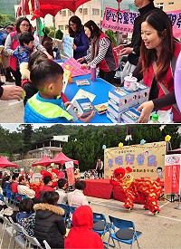 　馬祖家扶中心舉辦幸福兒童島兒保闖關宣導暨義賣活動，馬港熱鬧登場。（圖／文：馮紹夫）