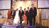 馬祖新人/新郎張祐誠(白沙)vs新娘周潔玲(中壢)婚宴