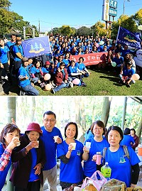 連江縣育幼院院友會慶祝45週年院慶,近百位院友桃園聚會憶當年。(圖:曹祥官)