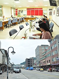 縣府昨天召開106年公告土地現值評議會議,平均調幅為4.93%,南竿7-11前廣場商業區繼續蟬聯「馬祖地王」。(圖/文:馮紹夫、本報資料室)