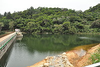 　南竿儲水澳水庫下壩完成浚渫工程，清出約1680立方米廢土，有效蓄水量達到41790噸。（圖／文：馮紹夫）