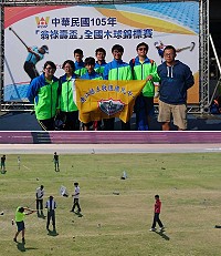 敬恆國中木球隊在翁祿壽盃全國木球錦標賽取得106年全中運參賽資格,明年全中運將全力爭取佳績。(圖/文:敬恆國中、宋幸儒)