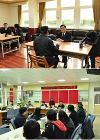 監察委員高鳳仙、陳小紅、包宗和昨日抵馬巡察,上午受理民眾陳情,下午前往55據點視察並聽取縣府縣政簡報。(圖/文:馮紹夫)