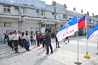 　基隆市童軍第26團昨日搭船抵馬進行集會活動，並和馬祖童軍團締結姐妹團。（圖／文：馮紹夫）
