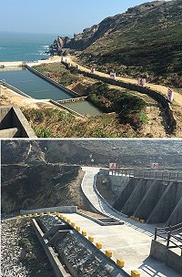 　自來水廠的經費挹注，改善菜浦澳水庫周邊環境，加強水庫功能，也增加淨灘的便利性。（圖／文：宋幸儒）