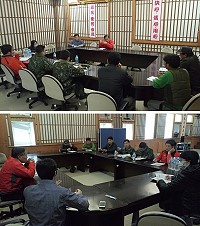 「國家清潔週」即將展開,莒光鄉公所召開國家清潔週協調會議,討論環境清理及人力調配等問題。(圖/文:宋幸儒)