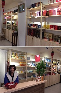 叩準遊客增加商機,北竿塘岐中山路一品伴手禮特產店開張。(圖/文:陳鵬雄)