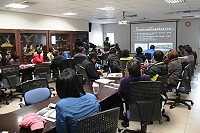 　縣府產業發展處昨天召開連江縣雌光螢生態調查與保育研習營，邀請各島鄉親共同加入1至6月雌光螢生態調查工作。（圖／文：吳嘉榮）