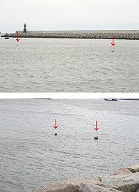 　馬祖國內商港海域內禁止養殖及採捕水產動、植物等妨害港區安全行為，請漁民遵守，以免觸法。（圖：港務處提供）