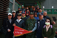    敬軍團於軍情館前合影。（圖／文：吳誌益）