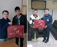 余主任慰問住院官兵。(圖/文:范智傑)