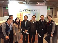 縣府秘書長張龍德25日赴臺北市政府聯合採購發包中心觀摩考察。(圖:張龍德提供)