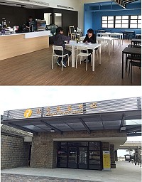 全新改裝的馬管處北竿遊客中心完工,內部空間寬敞設施新穎,將提供遊客多元友善旅遊服務。(圖/文:陳鵬雄)