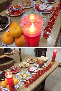 環保意識高漲,連電子蠟燭都有了!不少民眾赴大陸旅遊都會買幾支回家用,各地廟宇都能看見電子蠟燭的身影,鄉親家裡從祭灶到擺暝都派得上用場,既環保又安全。(圖/文:曹重偉)
