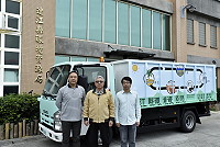 　資源回收車體添新貌，透過寓教於樂的圖案，兼具美化車體及行動式宣傳功能，增加民眾對資源回收的關注，並讓環保知識融入生活中。（圖／文：曹重偉）