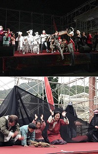 　馬祖戲劇團於「&#22338;里十三燒馬糧」今午15時於&#22338;里首度演出《白馬尊王》傳奇；邀請於馬祖藝文深耕多年的台北愛樂與謝淑靖導演擔任編導，培訓馬祖在地人才演出，藉此讓大家更了解在地信仰的源頭與馬祖精神。（圖：連江縣政府文化處）