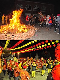 　&#22338;里十三暝熱鬧登場，掀起北竿擺暝文化祭高潮。（圖／文：馮紹夫）