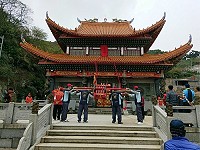 　　白沙平水尊王升格為王爺，該廟9日（正月十三）舉行玉敕平水尊王揭牌儀式。（圖：平水尊王廟提供）