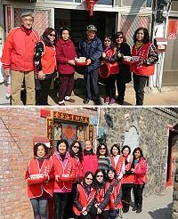 西莒傳統技藝協會社區關懷據點新春送長壽麵(太平麵),祝福長者身體健康長命百歲。(圖:西莒傳統技藝協會)
