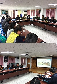縣府與北竿鄉公所召開北竿硬地馬拉松第2次工作協調會。(圖/文:陳鵬雄)