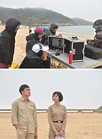 《這些年那些事》馬祖行程開拍,芹壁、塘后沙灘美景入鏡。(圖/文:馮紹夫)