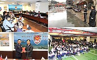 萬安40號演習正式登場,空襲警報響起各住家緊閉門戶,連平日人來人往的介壽村也是空無一人,時間彷彿靜止30分鐘;主持人縣長劉增應及視導人員實地視察警報發佈、交通管制、學生避難疏散、救護站開設等演練項目,也代表統裁部頒發獎勵金,嘉勉參演人員的辛勞與傑出表現。(圖/文:曹重偉)
