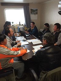 昨日舉行臺馬之星歲修會議,3月1日起進塢歲修,預計3月24日恢復航行。(圖:連江航業)