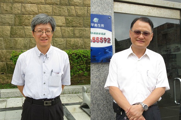 圖左:連江縣衛生局長謝春福,畢業自北醫第21屆醫學系。圖右:在馬祖北竿擔任衛生所主任的陳行鑫,近年來每年捐款回饋母校盼幫助更多經濟弱勢學弟妹。(圖/北醫提供)