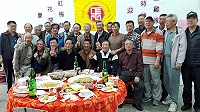 迎接馬中建校60週年慶之際,馬祖高中省立時期第1屆同學在臺北市長樂同鄉會相會。(圖:陳合成提供)