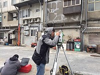 塘岐國宅公有土地釋出展開鑑界作業,有近50筆土地可提出讓售申請。(圖/文:陳鵬雄)