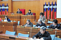 　縣議會臨時大會9日審查縣府提案，為各提案單位之墊支案11案及人民請願案1案。（圖／文：曹重偉）