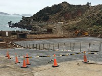 莒光鄉105年生活圈道路計畫啟動,首先進行田澳港周邊景觀改善興建停車場。(圖/文:宋幸儒)