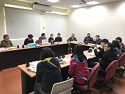 　馬祖藍眼淚暨油畫特展記者會協調會20日召開，討論會場布置、動線規劃及年度觀光活動推介。（圖／文：吳嘉榮）