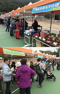 北竿硬地超級馬拉松美食園遊會24日美味登場,搭配精彩的選手之夜,讓現場民眾大呼過癮。(圖/文:吳嘉榮)
