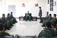 指揮官約見新進幹部。(圖/文:鄭凱仁)
