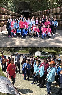 台馬地質公園深化教育交流4天3夜之旅,野柳國小、鼻頭國小及草嶺生態地質國小師生共計22人參訪馬祖。(圖/文:吳嘉榮)