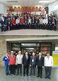　閩王金身安座馬祖8週年暨宗親文化訪問團來馬，北竿各界與馬祖王氏宗親聯誼會熱情歡迎。（圖：馬祖王氏宗親聯誼會提供）