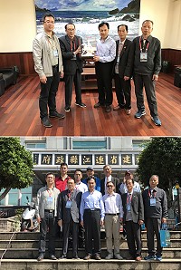 福州市晉安閩台王審知研究會長王大盛、晉安區台辦主任劉昌盛一行20日拜會縣府。(圖/文:吳嘉榮)
