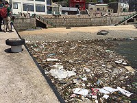 　垃圾海。（圖／文：陳鵬雄）