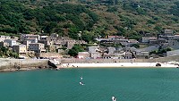 北竿夏日水域活動今年要續辦,有爭議的浮台部分旅遊業者建議做調整。(圖/文:陳鵬雄)