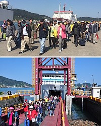 五一連假首日旅遊人潮大爆滿,雙船齊開、班機全部客滿狀況下,超過1500人入境馬祖。(圖/文:馮紹夫)