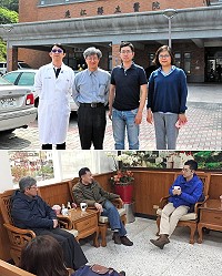 縣立醫院再添生力軍!首位骨科醫師陳俊諱(上圖右2)返鄉服務,在亞東醫院累積6年豐富看診經驗,縣長劉增應、衛福局長謝春福、院長張志華都對他信心十足。(圖/文:曹重偉)